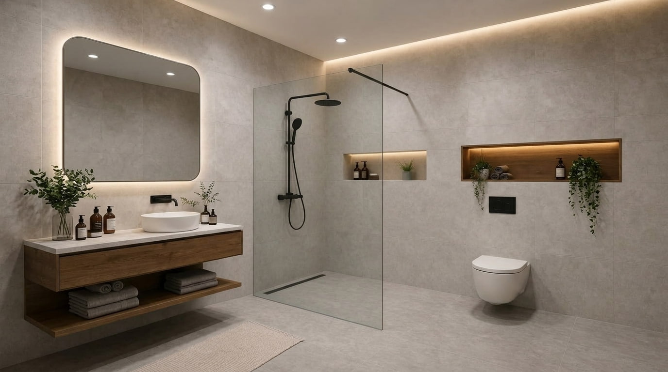 Стеклянные перегородки Walk-in